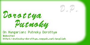 dorottya putnoky business card